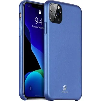 Pouzdro na mobilní telefon Dux Ducis hladký lesklý kryt pro iPhone 11 Pro - modrý