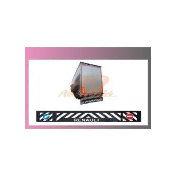 Kuchyňská zástěra zástěra zadní--2400x350-RENAULT- černá -- bílé písmo