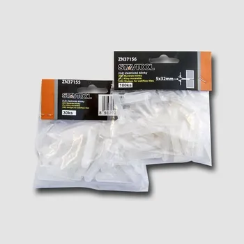 STAVTOOL Klínky plastové 0-7 mm, 30ks ZN37155