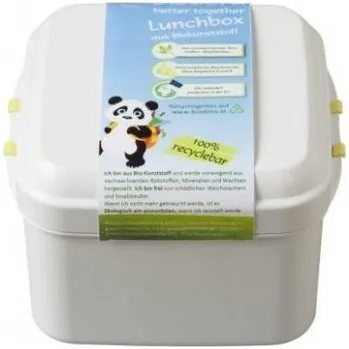 Svačinový box BioBox na jídlo s klipy, 0,6l Biodora