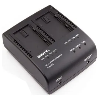 SWIT S-3602D 2-ch Panasonic Nabíječka a adaptér řady VW-VBD a CGA