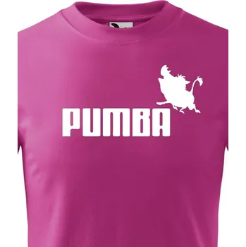 Chlapecké tričko Dětské tričko s potiskem Pumba, Barva Purpurová, Velikost 158 cm/12 roků, Canvas Dětské tričko Bezvatriko.cz 1