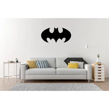 Samolepící dekorace Lepy.cz Samolepka na zeď Batman - logo Velikost (šířka x výška): 30x15cm, Barevná varianta: Světle zelená
