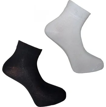 Pánské ponožky BX-ANKLE kotníkové bambusové ponožky BAMBOX 35-38 tm. šedá