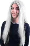 Paruka stříbrná čarodějnická / Halloween, dospělá