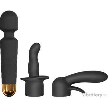 Vibrátor Masážní hlavice Dorcel Kit Wanderful + 2 stimulační nástavce