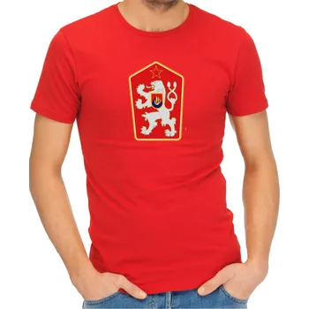 Tričko - ČSSR znak, Barva látky tyrkysová modrá, Střih Dámsky, Velikost XL