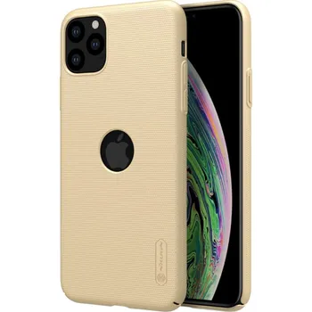 Kryt NILLKIN Super Frosted pro Apple iPhone 11 Pro - plastový - s výřezem pro logo - zlatý
