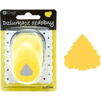 Řezačka papíru DP Craft Děrovačka ozdobná vánoční 2,5 cm stromek