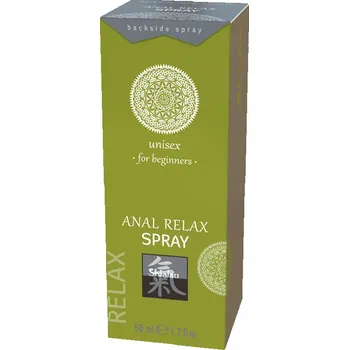 Lubrikační gel Shiatsu Anal Relax Spray Beginners 50ml