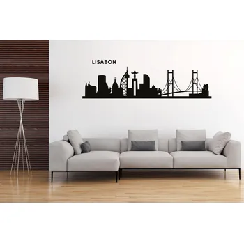 Samolepící dekorace Lepy.cz Samolepka na zeď Lisabon Velikost (šířka x výška): 66x20cm, Barevná varianta: Lípová zelená