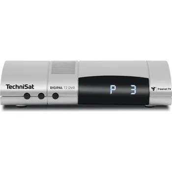 TechniSat DigiPal T2/C DVR sstříbrný nakloněný