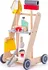 Dětský spotřebič Woody Úklidový vozík dřevěný 32 x 35 x 61 cm