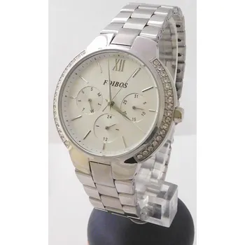Hodinky Foibos Dámské šperkové stříbrné voděodolné přehledné hodinky Foibos 3L77 (Foibos Dámské šperkové stříbrné voděodolné přehledné hodinky Foibos 3L77)