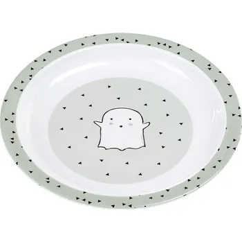dětská jídelní sada Lässig Talířek Plate with Silicone Little Spookies olive