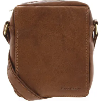 Pánská kožená taška hnědá - SendiDesign Lorem hnědá