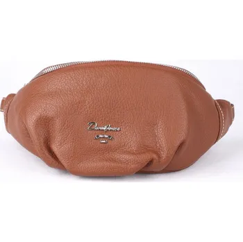 Kabelka David Jones Paris Dámská ledvinka David Jones CM5314 hnědá