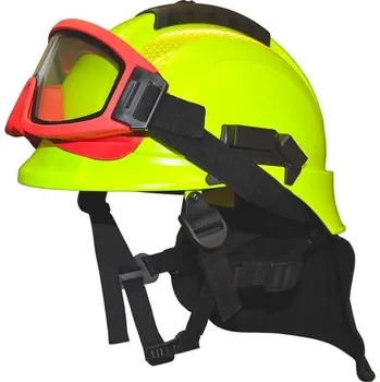 Pracovní přilba Intechplast zásahová hasičská přilba TYTAN MAX - fluorescenční žlutá