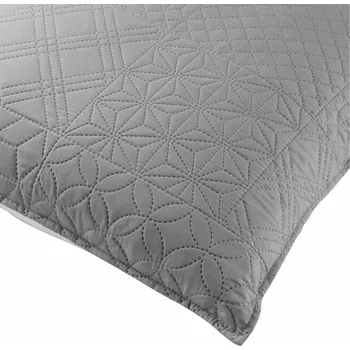 Povlak na dekorativní polštářek Douceur d'intérieur Povlak na polštář 45 x 45 cm CHATHA, světlá šedá