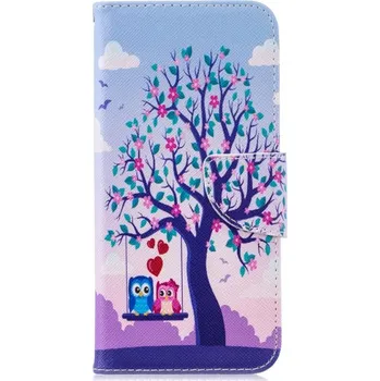 Pouzdro na mobilní telefon Flipové pouzdro strom a sovy pro Honor 10 Lite / Huawei P Smart (2019) - barevné
