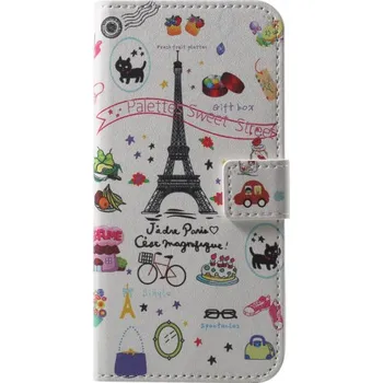 Pouzdro na mobilní telefon Flipové pouzdro Paříž pro Huawei P20 Lite - bílé