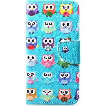Pouzdro na mobilní telefon Flipové pouzdro sovy pro Huawei P30 Lite - modré