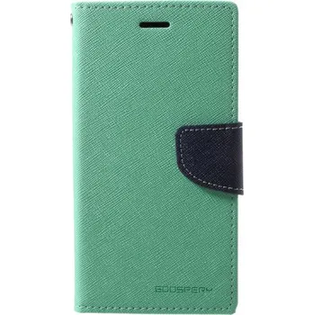 Pouzdro na mobilní telefon Goospery flipové pouzdro pro Samsung Galaxy J3 (2017) - tyrkysové
