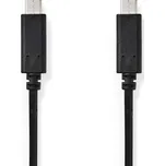 Nedis USB C - USB C 1 m černý