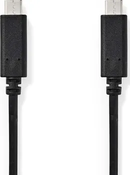 Datový kabel Nedis USB C - USB C 1 m černý