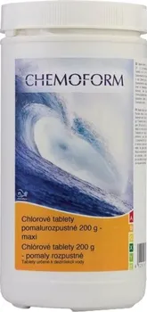 Bazénová chemie Vágnerpool Chlórové tablety pomalurozpustné maxi 5 x 200 g