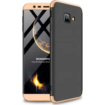 Pouzdro na mobilní telefon Gkk Odolný kryt pro Samsung Galaxy J4 Plus - zlatočerný