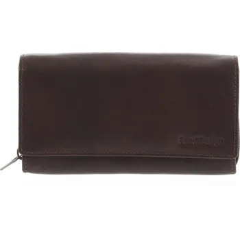 Peněženka Dámská kožená peněženka tmavě hnědá - SendiDesign Zimbie hnědá
