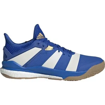 Pánská sálová obuv Adidas Stabil X Blue/Off White/Gold Metallic 42