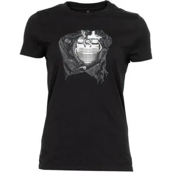 Dámské tričko Dámské motorkářské triko "Motocykl v srdci"