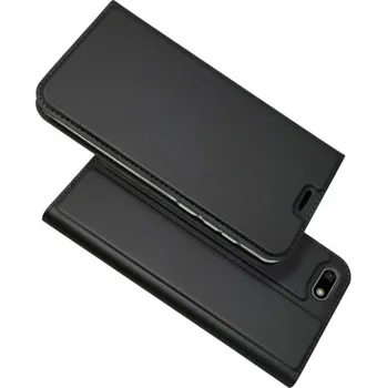 Pouzdro na mobilní telefon Kožené flipové pouzdro pro Huawei Y5 (2018) / Honor 7S - černé