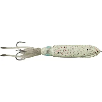 Umělá nástraha Savage Gear 3D Swim Squid Jig Green Eye Glow 22 cm 200g