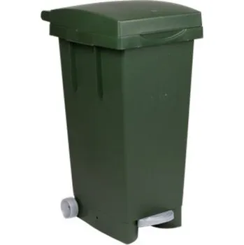 Odpadkový koš Odpadkový koš celobarevný, 80 litrů, zelený
