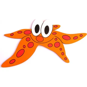 DEKORACE NA ZEĎ HVĚZDICE ŽLUTÁ 15 cm