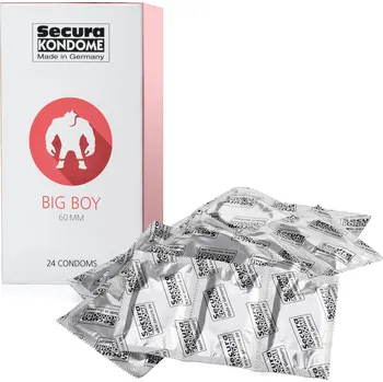 Kondom 24ks- BIG BOY - PREZERVATIV PRO VELKÉ PENISY -ŠÍŘKA 60 MM, DÉLKA 195 M
