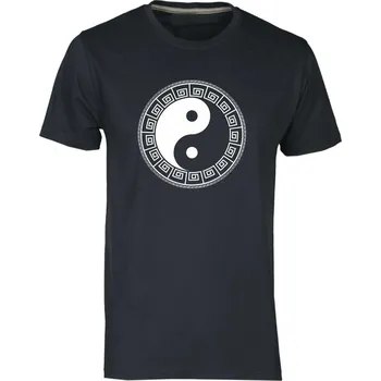Pánské tričko TUKAN AGENCY Pánské tričko Jin Jang Barva: Modrá námořní, Velikost: 5XL