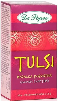 Čaj Dr.Popov Tulsi Bazalka posvátná 20 x 1,5 g