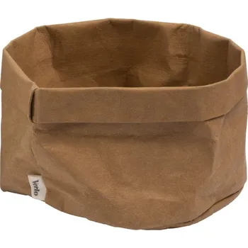 chlebník Taška na pečivo celulóza pr. 17,6 cm, hnědá