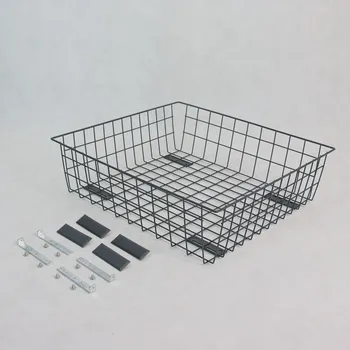 Nábytkové kování Wireli výsuvný šatní koš 700/150 mm, antracit epoxid