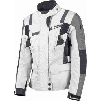 Moto bunda STELVIO LADY HJ2L305FG - dámská šedá textilní moto bunda HEVIK - XL