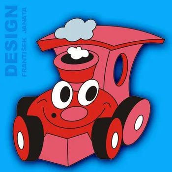 DEKORACE NA STĚNU - MAŠINKA ČERVENÁ