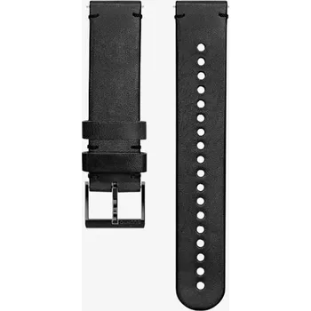 Řemínek na hodinky Suunto Suunto 20mm Urban 2 Leather Strap All Black Size M + DÁREK