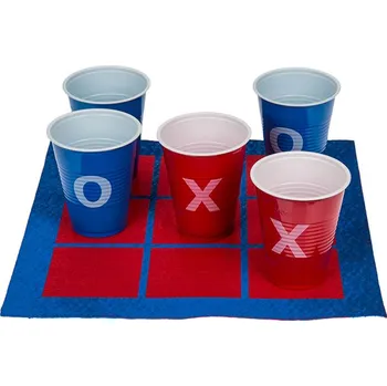 Alkoholická hra Alkoholové piškvorky na cesty