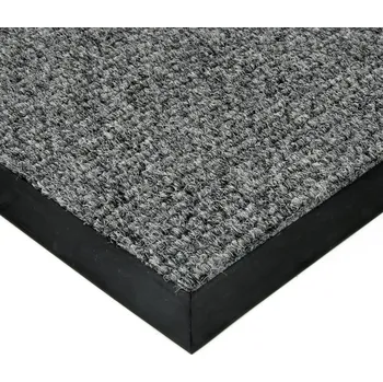 Rohožka Šedá textilní zátěžová čistící rohož Catrine - 70 x 100 x 1,35 cm