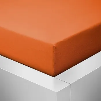 Prostěradlo Homeville jersey prostěradlo ELASTIC terakota - 90x200 cm