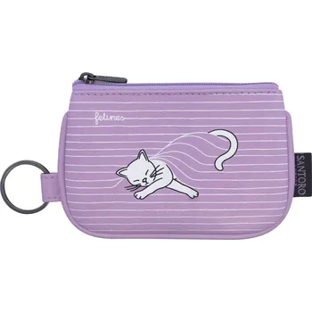 Peněženka Peněženka i klíčenka "Purrrito" od firmy SANTORO London Felines (Felines - Keyring Zip Purse - "Purrrito")